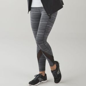 Lululemon Inspire Tight II Mesh Cyber Black